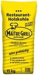 Ma&icirc;tre Grill Restaurantholzkohle (Inhalt 15kg, Buchenholzkohle im Retortenverfahren,