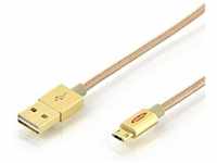 ednet 31054 USB 2.0 Daten-/Ladekabel, Nylon, Stecker verdrehsicher, 1 Meter,...