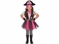 set high (PKT) (999697) Child Girls Dazzling Pirate Costume (3-4yr)