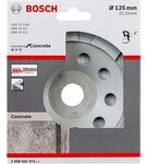 Bosch Professional Diamond Cup Wheel Standard for Concrete (for concrete, 125 x 22,23