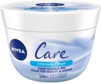 NIVEA 6er Pack Creme f&uuml;r K&ouml;rper & Gesicht, 6 x 400 ml Tiegel, Care Intensive Pflege