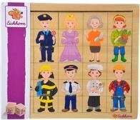 Eichhorn 100005408 - Einlegepuzzle, Mix und Match, Puzzle mit 30 Steckteilen,