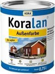 Koralan KORA deckende Au&szlig;enfarbe f&uuml;r Holz - wetterfest, UV-best&auml;ndig und ideal