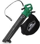 GARDEBRUK&reg; Elektro Laubsauger 3 in 1 3000W Schultergurt 270km/h Rollen 45L Fangsack