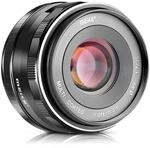 Meike 35mm f1.7 gro&szlig;e Blende manuelle Blende APS-C Objektiv, kompatibel mit Fujifilm