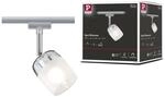 Paulmann URail Spot Blossom G9 Chrom matt/Klar/Satin | Dimmbar, schwenkbar, f&uuml;r