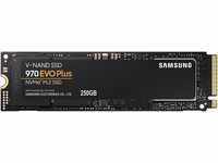Samsung 970 EVO Plus NVMe M.2 SSD, 250 GB, PCIe 3.0, 3.500 MB/s Lesen, 3.200 MB/s