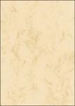 SIGEL DP372 Hochwertiges Marmor-Papier beige, A4, 100 Blatt, Motiv beidseitig, 90 g,