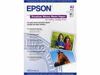 Epson S041315 Premium Glossy Photo Paper, DIN-A3, 255g/m², 20 Blatt