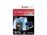 Agfaphoto 10582A1 64GB microSDXC CLASS 10 UHS-I U3 V30 Speicherkarte