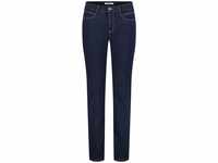 MAC JEANS Damen Angela_0380L Straight Jeans, Blau (Dark D801), W34/30L