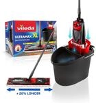 Vileda Ultramax XL 2in1 Bodenwischer Komplett Set, extrabreiter Wischmopp mit...