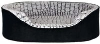 TRIXIE orthop&auml;disches Hundebett Vital Lino 110 x 92 cm &ndash; schwarz/grau 