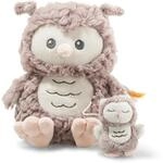 Steiff Kuscheltier Ollie Eule Spieluhr, S&uuml;&szlig;es Stofftier, Jungen, M&auml;dchen & Babys
