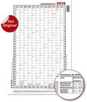 G&Uuml;SS-Jahres&uuml;bersicht DIN A1 Hochformat- im Versandrohr