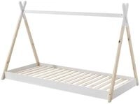Vipack Tipi Bettzelt Liegefl&auml;che 70x140 cm wei&szlig;/Natur