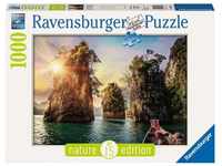 Ravensburger Puzzle 13968 - Three rocks in Cheow, Thailand - 1000 Teile Puzzle für