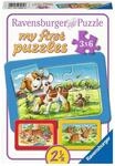 Ravensburger Kinderpuzzle - 07062 Meine Tierfreunde - My First Puzzle mit 3x6 Teilen