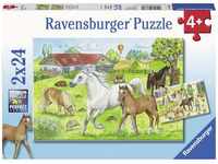 Ravensburger Kinderpuzzle - 07833 Auf dem Pferdehof - Puzzle für Kinder ab 4 Jahren,
