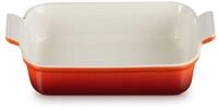 Le Creuset Rechteckige Auflaufform Tradition aus Steinzeug, 32 cm, 2.31 kg,