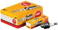 NGK Z&uuml;ndkerze B-4H f&uuml;r Motorrad, Platin, M10, 1 St&uuml;ck