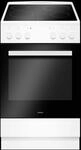 Amica SHC 903 031 Wei&szlig; Standherd Elektro Glaskeramik Kochfeld 50cm Intensivgrill