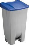 Sunware 02800111 - Tret-Abfallbeh&auml;lter "the step chief" 120L, blau