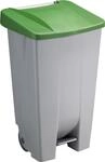 Helit H2405551 - Tret-Abfallbeh&auml;lter "the step chief" 120L, gr&uuml;n