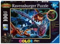 Ravensburger Kinderpuzzle - 13710 Leuchtende Dragons - Dragons-Leuchtpuzzle f&uuml;r
