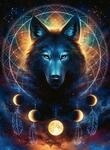 Ravensburger Puzzle 13970 - Leuchtender Wolf - 500 Teile Puzzle f&uuml;r Erwachsene...