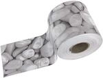 DEMA PVC Sichtschutzstreifen 70mx19cm Marmorkies-Optik