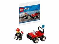 LEGO 30361 Feuerwehr-Buggy Bausteine, Bunt, One Size, 39 Stück