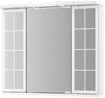 Jokey Spiegelschrank Binz MDF Holz in der Farbe Weiss mit Beleuchtung...
