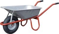 CAPITO Allcar 85 LUKU montiert - Tiefmuldenkarre 85 Liter - Legierter Stahl - Silber