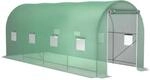 Outsunny Gew&auml;chshaus 500x200x205cm Foliengew&auml;chshaus Tomatenhaus mit T&uuml;r, 8