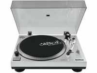 Omnitronic BD-1350 Plattenspieler Silber | Riemengetriebener DJ-Turntable |...