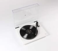 Rega Plattenspieler Planar 1 Plus, mattes wei&szlig;es Finish mit Rega Carbon-Kartusche