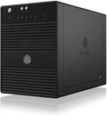 ICY BOX Externes 4-Fach USB-C Geh&auml;use f&uuml;r 2,5 Zoll & 3,5 Zoll SSD und Festplatten,