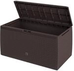 Casaria&reg; Gartenbox Auflagenbox abschlie&szlig;bar Braun 290L UV-best&auml;ndig...