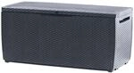 Keter Gartenbox Capri , 305 Liter Stauraum, Aufbewahrungsbox f&uuml;r den Garten, Grau,