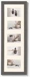 walther design Bilderrahmen grau 5X 10x15 cm Galerie mit Passepartout, Home
