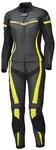 Held Spire 2-Teiler Damen Motorrad Lederkombi, schwarz/gelb, 34