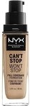 NYX Professional Makeup Can't Stop Won't Stop Full Coverage Foundation,