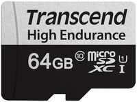 Transcend 64GB High Endurance microSDXC 350V Speicher Karte TS64GUSD350V / bis zu 95