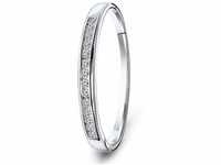 MIORE Diamant Ring für Damen Ewigkeitsring aus 18 Karat/ 750 Weißgold mit...