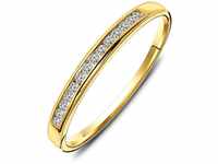 Miore Diamant Ring für Damen Ewigkeitsring aus 18 Karat/ 750 Gelbgold mit...