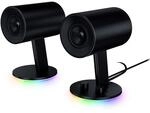 Razer Nommo Chroma - 2.0 Gaming Lautsprecher Sound System f&uuml;r PC (Audio via USB oder
