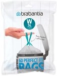Brabantia 116827 Spenderpackung PerfectFit M&uuml;llbeutel Code W, 5 L, 60 St&uuml;ck 29.5 x