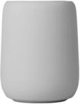 blomus | Zahnputzbecher | SONO | Keramik | Farbe Microchip | 11 x 8,5 x 8,5 cm, Micro