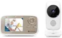Motorola MBP483 - 2,8"-Video-Babyphone mit digitalem Zoom, Zwei-Wege-Audio und